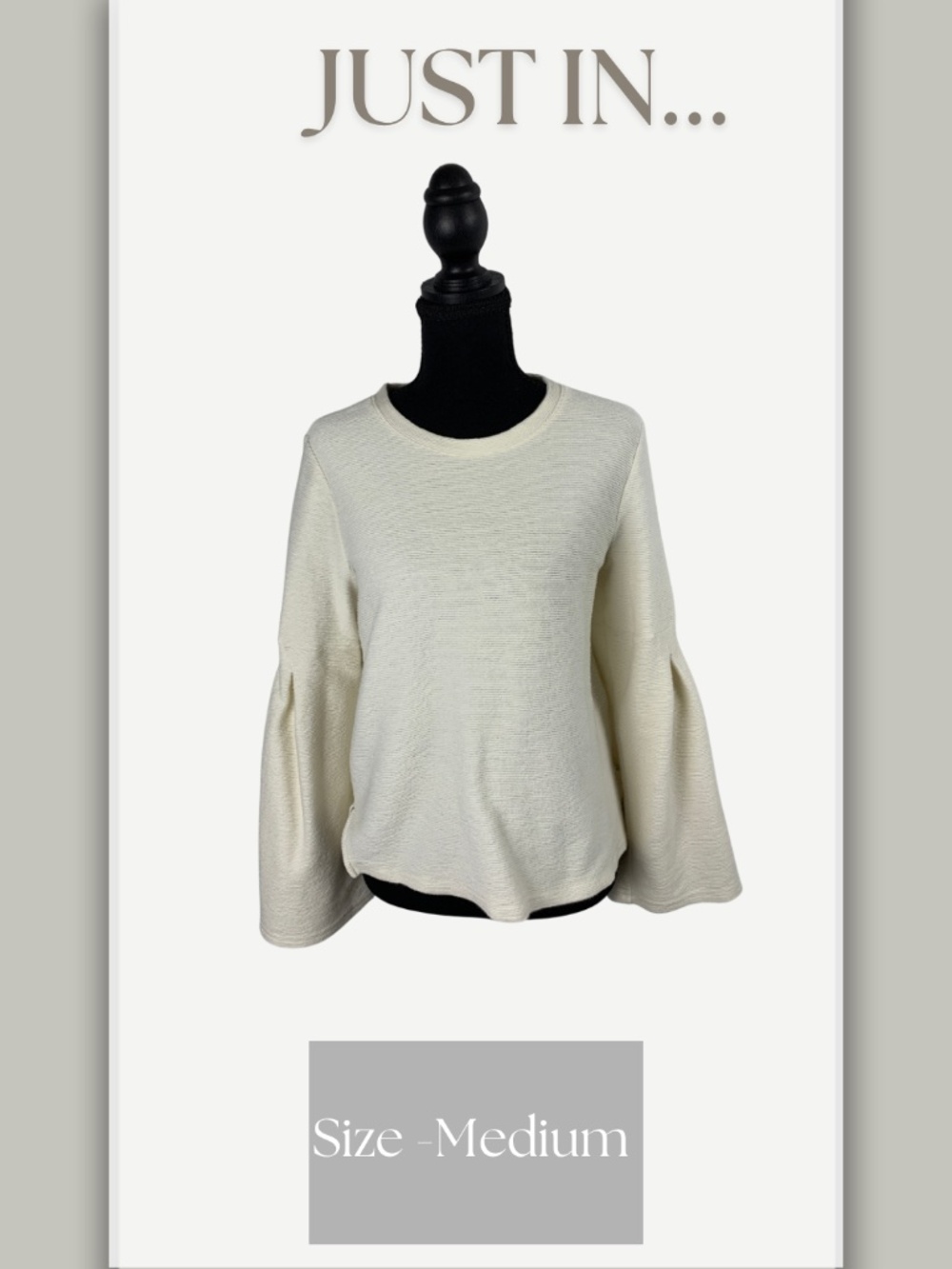 Madewell Cotton Crew Neck Sweater in White M Cottagecore Romantic